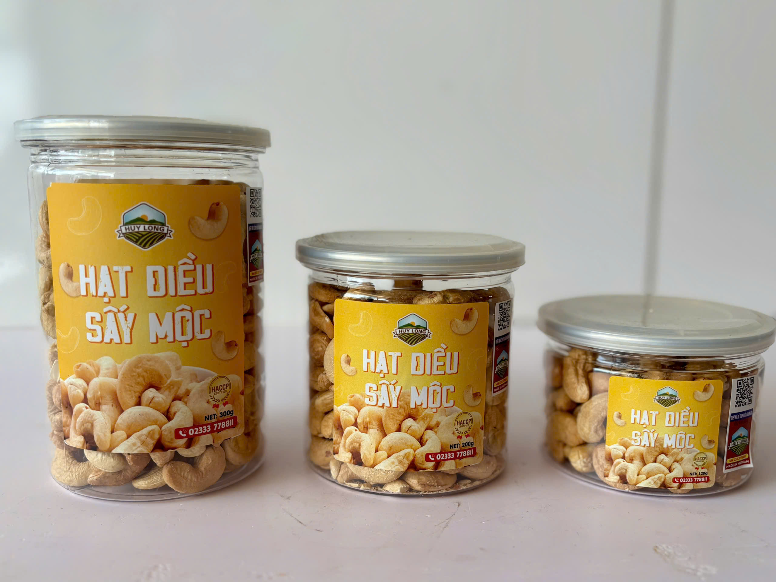Hạt điều sấy mộc Huy Long 3
