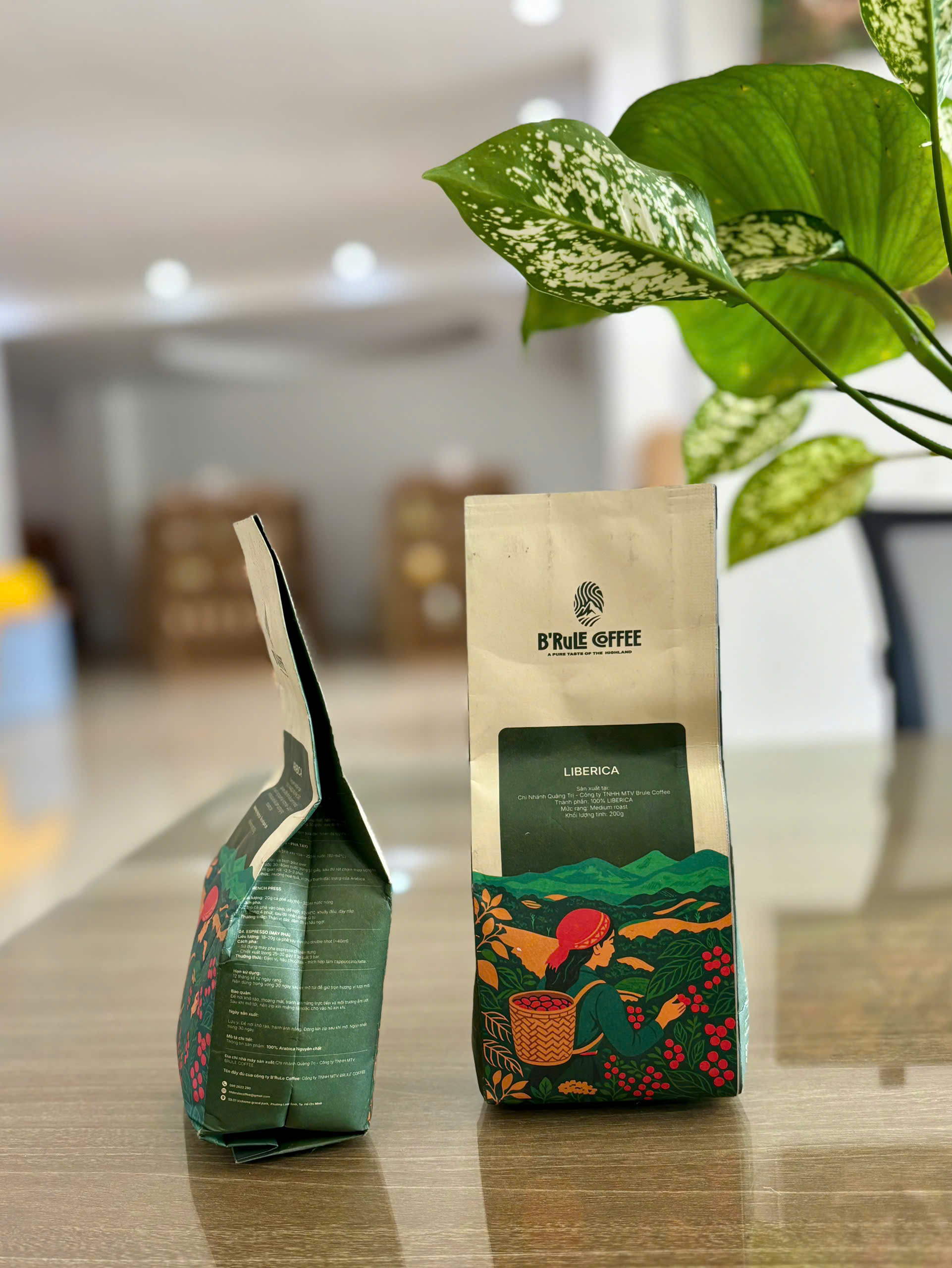 Cà phê Arabica Brule Coffee 200g Bột 3