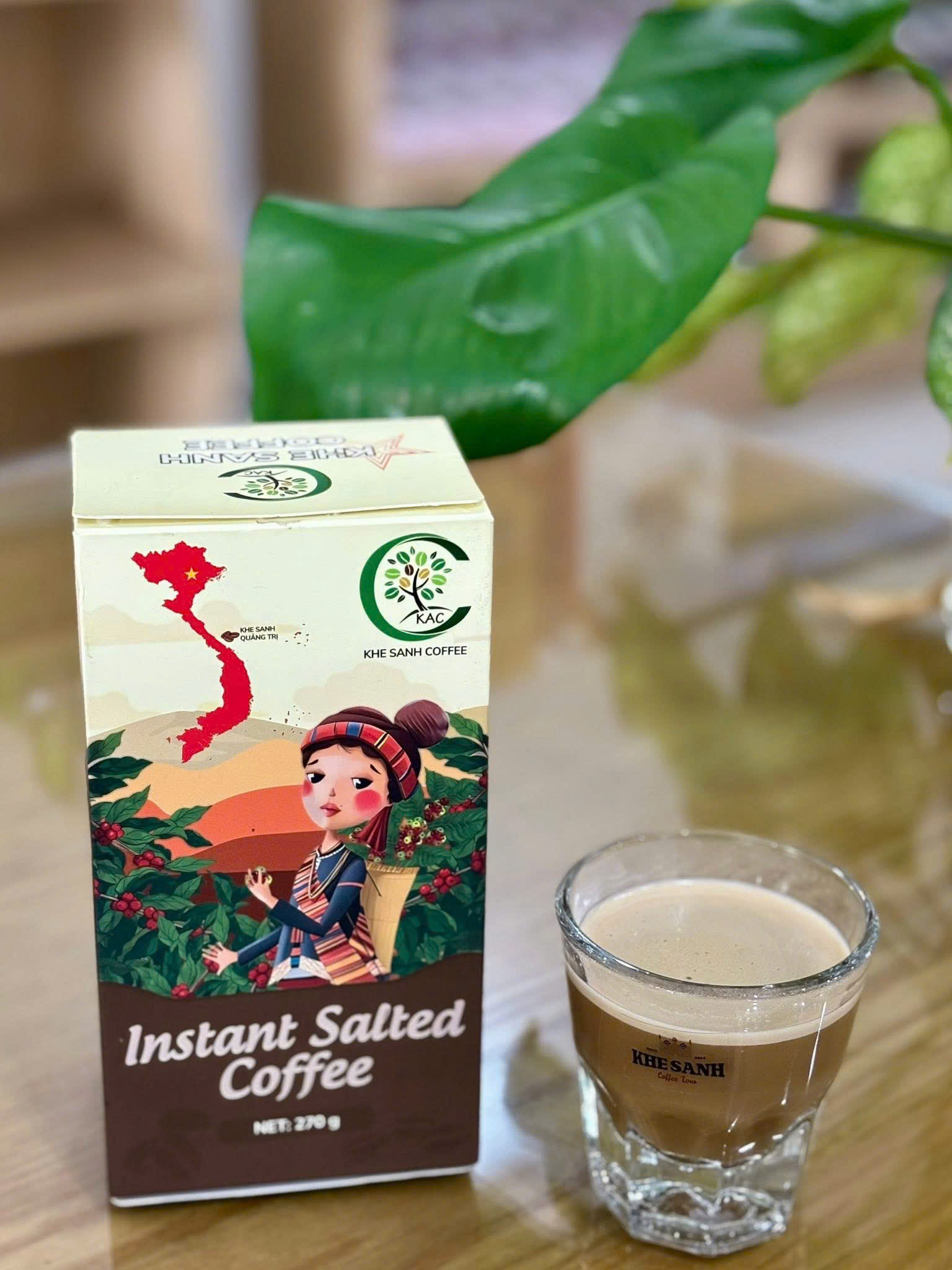 Cà phê muối hòa tan