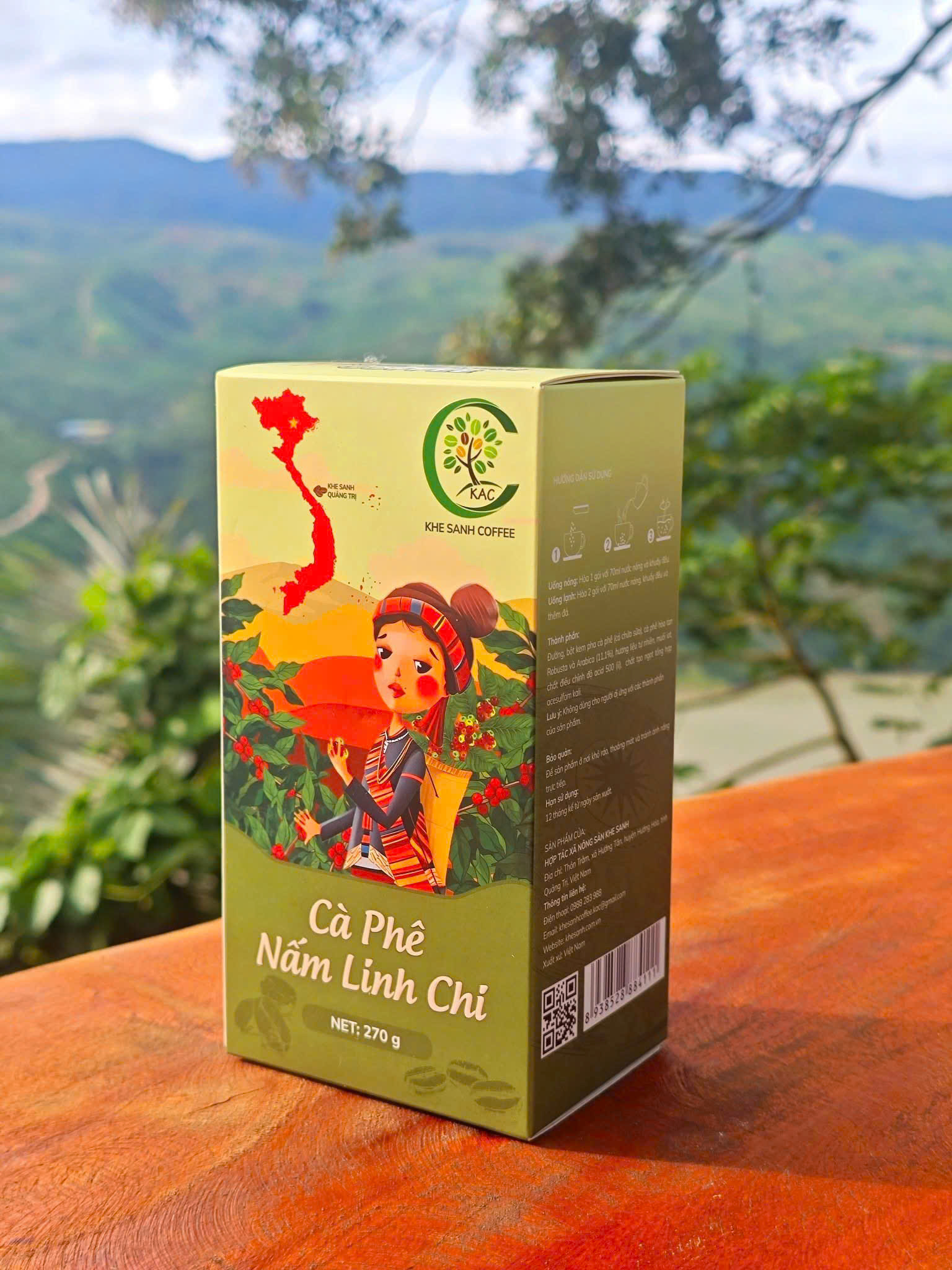 Cà Phê Nấm Linh Chi