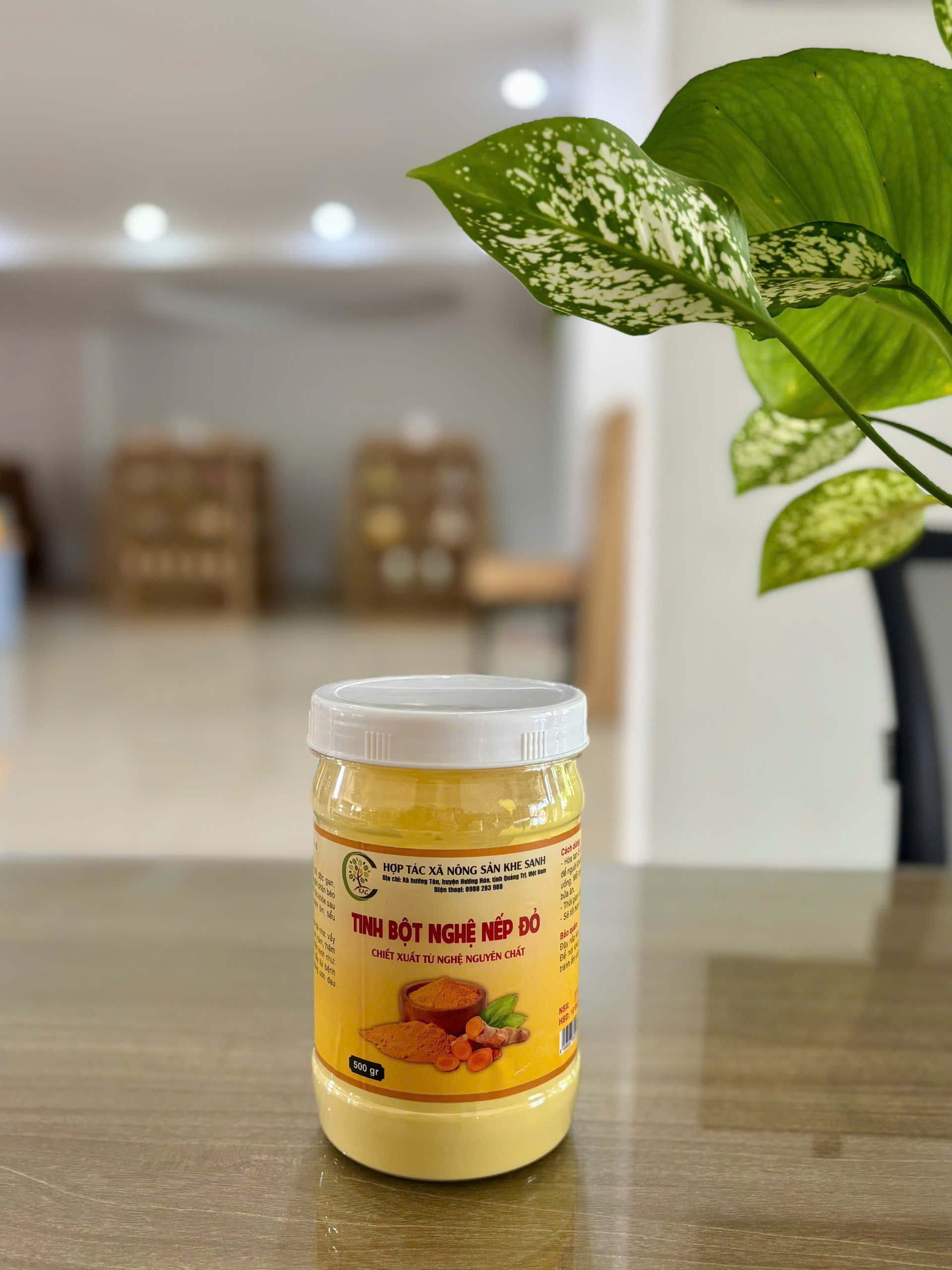 Tinh bột nghệ nếp đỏ KAC